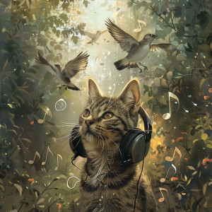 อัลบัม Binaural Catnaps: Creek and Birds Nature Sounds for Cats - 80 88 Hz ศิลปิน Cat Music Therapy