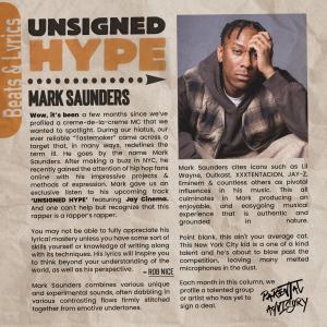 ดาวน์โหลดและฟังเพลง UNSIGNED HYPE (Explicit) พร้อมเนื้อเพลงจาก Mark Saunders