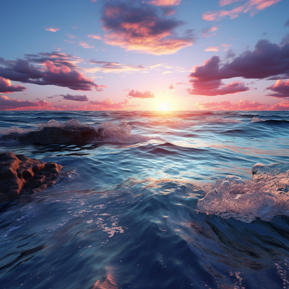 Ocean's Symphony Ethereal Tides