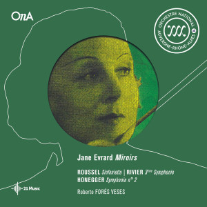 Album Jane Evrard Miroirs oleh Orchestre National d'Auvergne