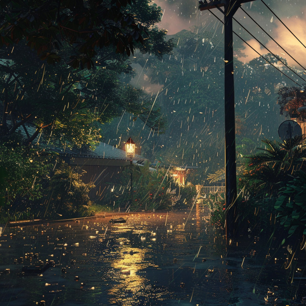 Sleep-Inducing Rain for Serene Nights