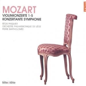 อัลบัม Mozart: Violinkonzerte 1-5 (Konzertante Symphonie) ศิลปิน Bruno Pasquier
