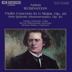 Takako Nishizaki的專輯Rubinstein: Violin Concerto, Op. 46 / Don Quixote, Op. 87
