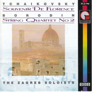 Album Tchaikovsky : Souvenir De Florence / Borodin : String Quartet No.2 oleh Zagreb Soloists