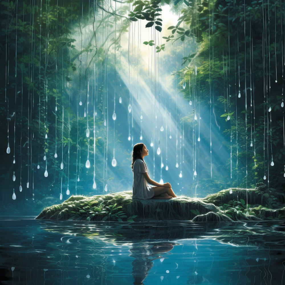 Tonal Calm in Rains Embrace