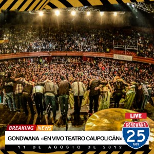 อัลบัม En Vivo Teatro Caupolicán ศิลปิน Gondwana