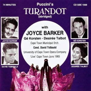 อัลบัม Turandot ศิลปิน Joyce Barker