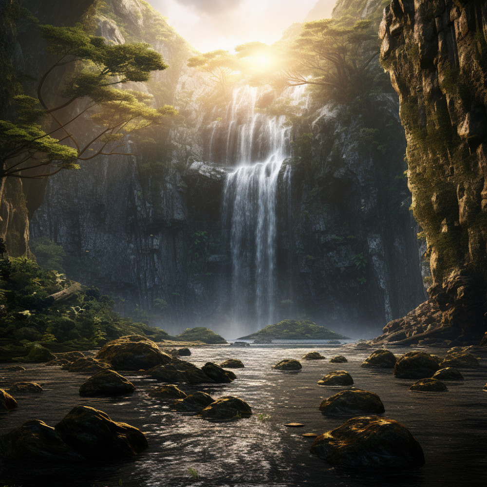 Armonía De Cascada Para Yoga