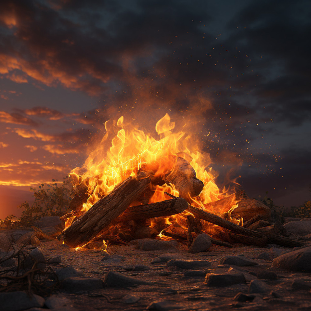 Embers' Gentle Embrace for Serenity