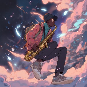 Elegant Uproar in the Urban Jazz Elegy dari Lofi Beats