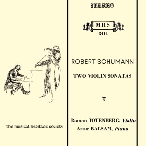 อัลบัม Schumann: Two Violin Sonatas ศิลปิน Artur Balsam