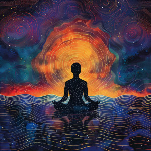 1 Hour Meditation的專輯Meditation Tones: Binaural Symphony's Embrace