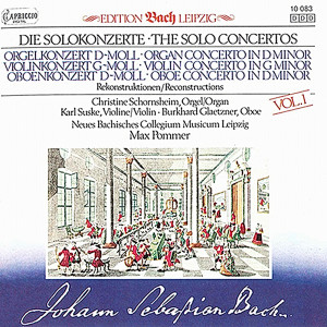 อัลบัม Bach: Solo Concertos, Vol. 1 ศิลปิน Max Pommer