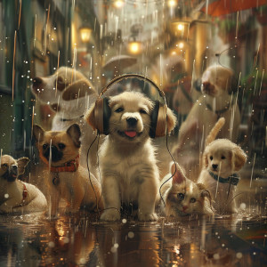 Fluffy的專輯Rains Soothing Echoes: Pets Calming Music