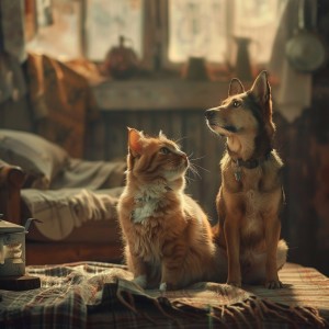 ดาวน์โหลดและฟังเพลง Dogs' Serenity Evening Harmony พร้อมเนื้อเพลงจาก Pet Therapy Specialist