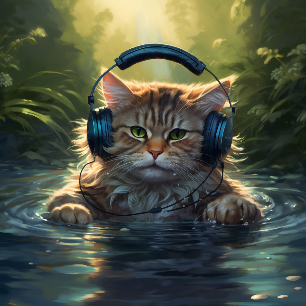 Feline Water Melody Calm