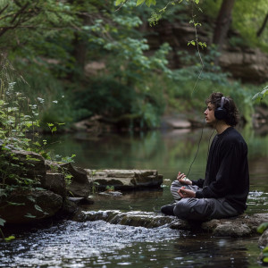 อัลบัม Gentle River Lull: Binaural Relaxation Melodies ศิลปิน Relaxing Time Music