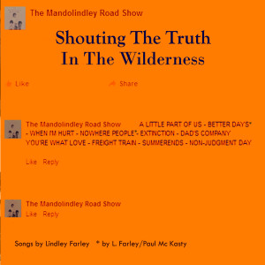 The Mandolindley Road Show的专辑Shouting the Truth in the Wilderness