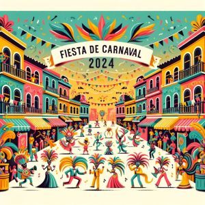 Dengarkan lagu Celebración Colorida nyanyian Feriado Jazz Música dengan lirik