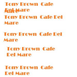 Album Cafe Del Mare oleh Tony Brown