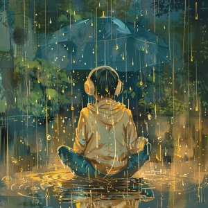 Relaxing Easy Listening的專輯Relaxation under Rain: Gentle Music Echoes