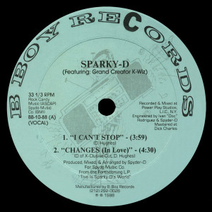 Sparky D的專輯I Can't Stop / Changes (In Love)
