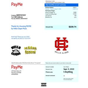 ดาวน์โหลดและฟังเพลง Bill Collector (Explicit) พร้อมเนื้อเพลงจาก SirStixyicky