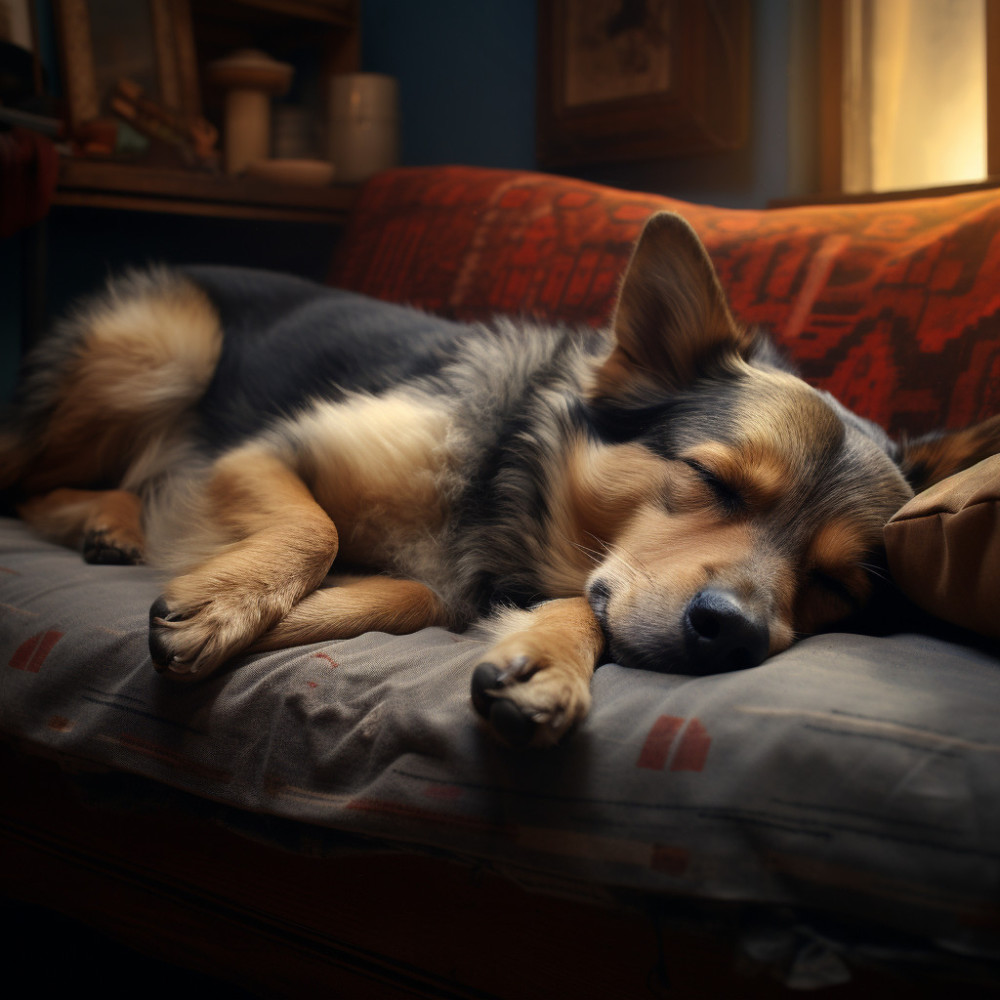 Furry Friend's Calm in Soothing Soundscapes