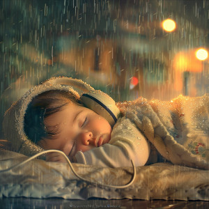 Plinki The Little Star的專輯Binaural Rain Lullaby: Baby Sleep Harmony