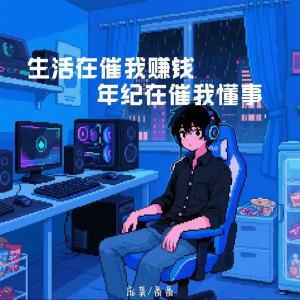 Listen to 生活在催我赚钱 年纪在催我懂事 (伴奏) song with lyrics from 庞龚
