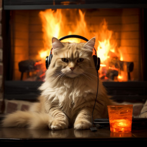 Album Fireplace Purr: Cats Melodic Vibes oleh Crafting Audio