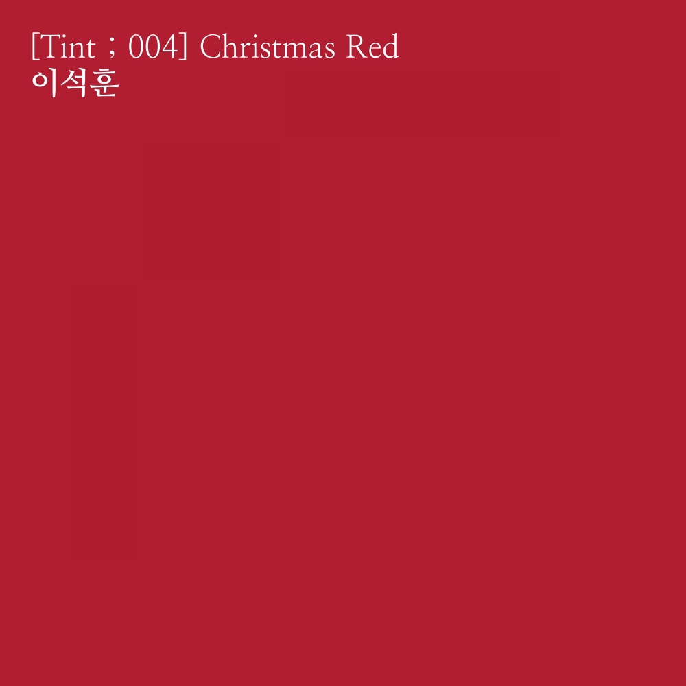 [Tint ; 004] Christmas Red - Words Of Winter