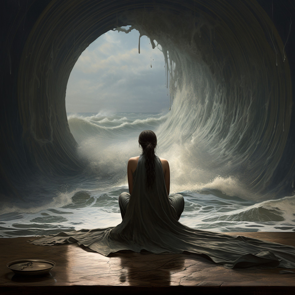 Mindful Breathing by the Sea