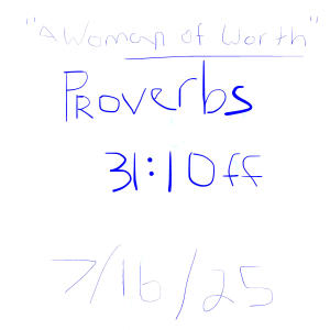 N3的專輯A Poem on The Woman of Worth (Proverbs 31)