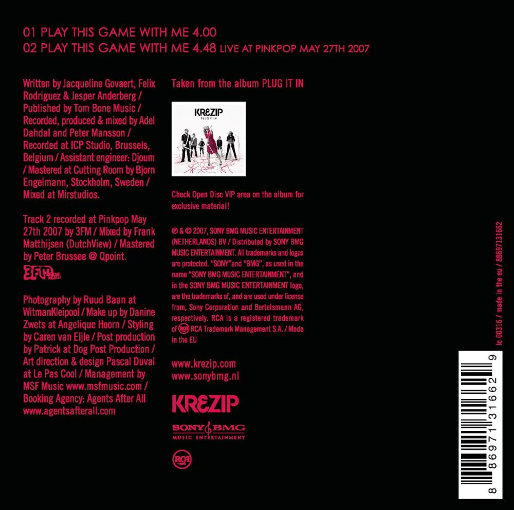 Bored (Live at Pinkpop 27May07)