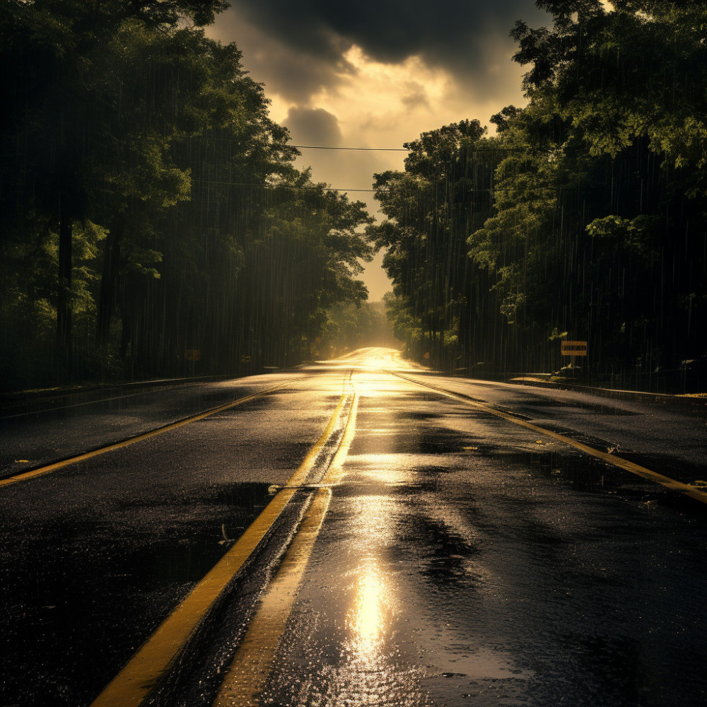 Spa's Rain in Calming Resonance