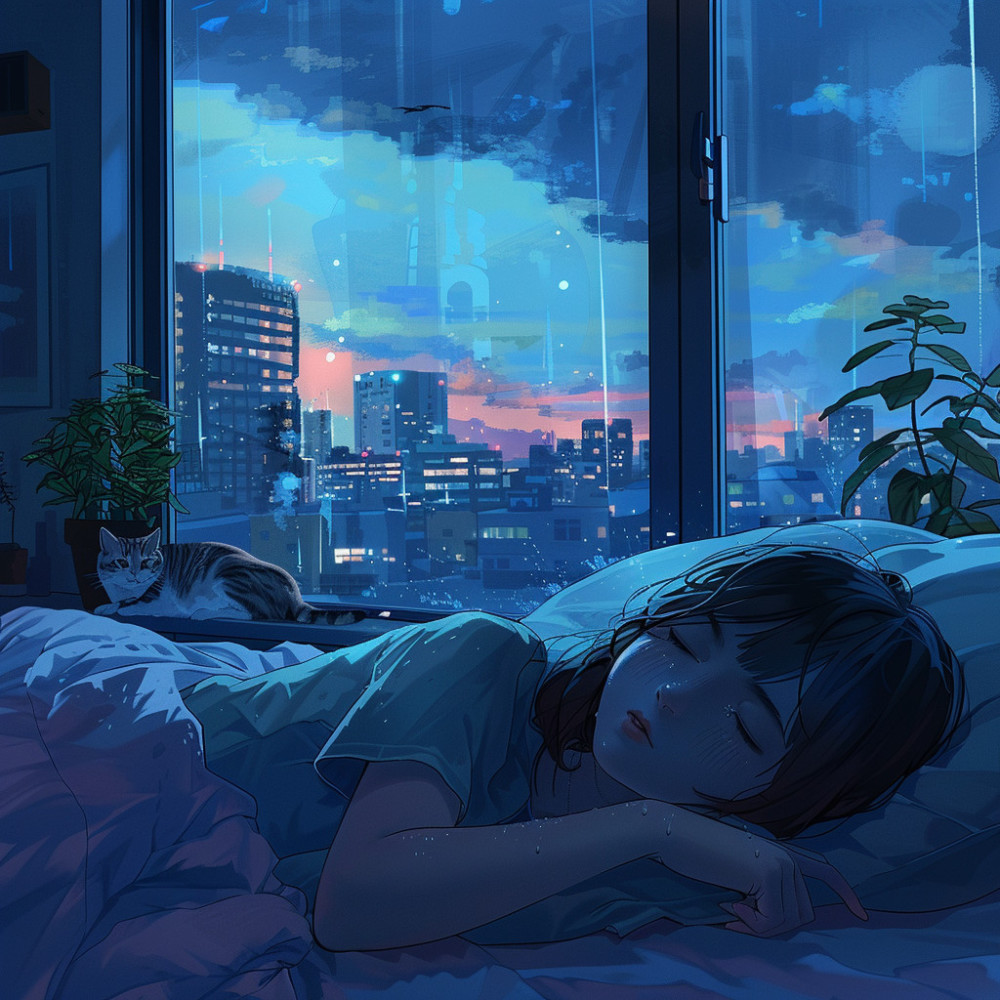 Ritmos Relajantes En Lofi Nocturno