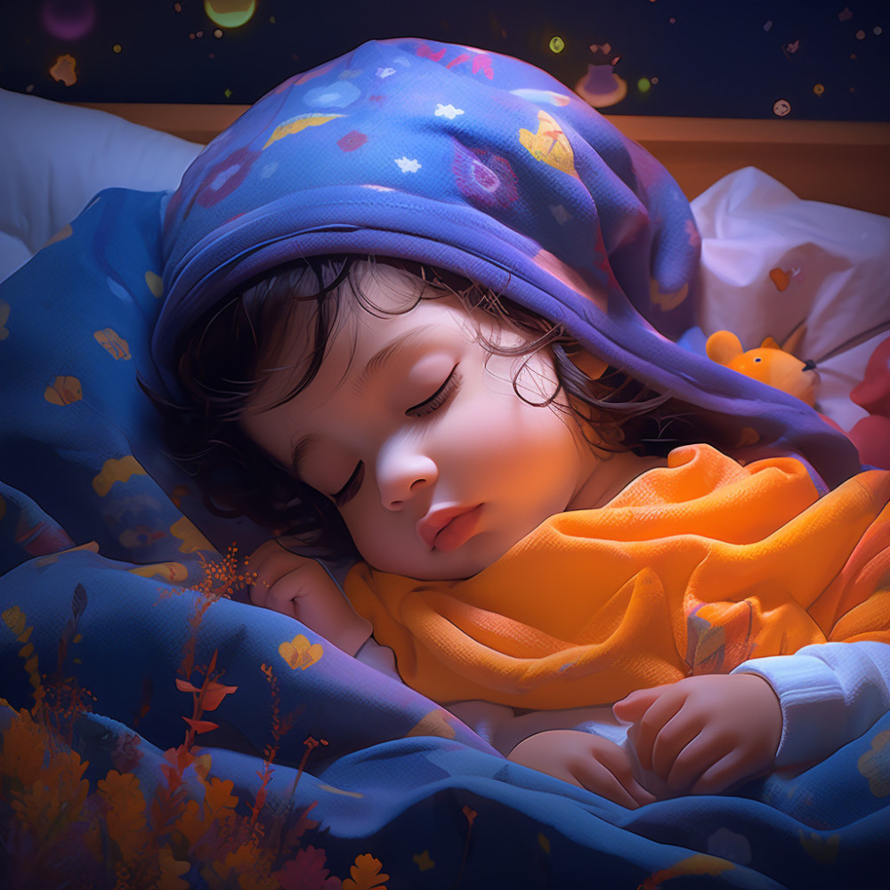 Infant's Calm in Melodic Voyage