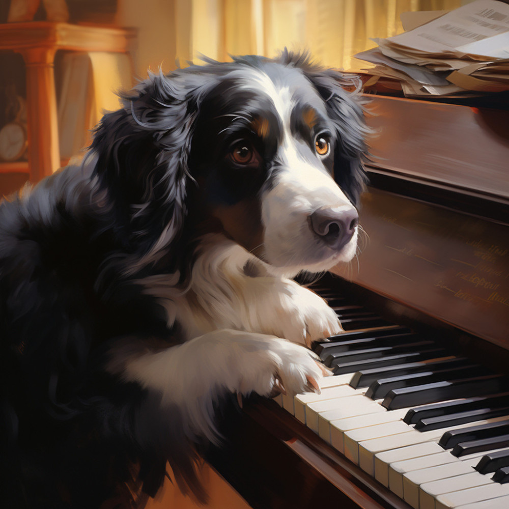 Aullido Armónico Del Piano: Una Conexión Musical Con Perros