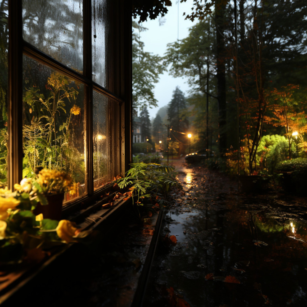 Ritmo De Lluvia Relajante De La Naturaleza