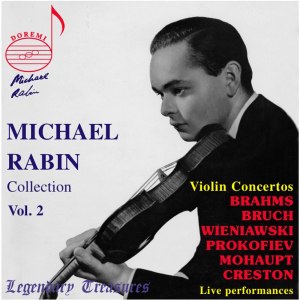 Michael Rabin的專輯Michael Rabin, Vol. 2: 6 Violin Concertos (Live)