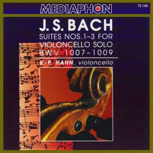 Bach: Suites  for Violoncello Nos. 1-3, BWV 1007-1009
