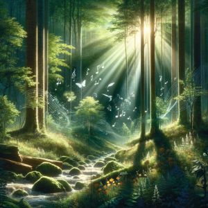 Dengarkan lagu Clairière Céleste nyanyian Oasis des Bruits Naturels dengan lirik