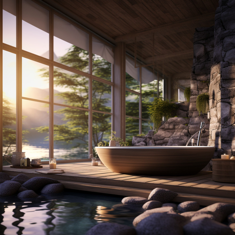 Binaural Spa River Sounds