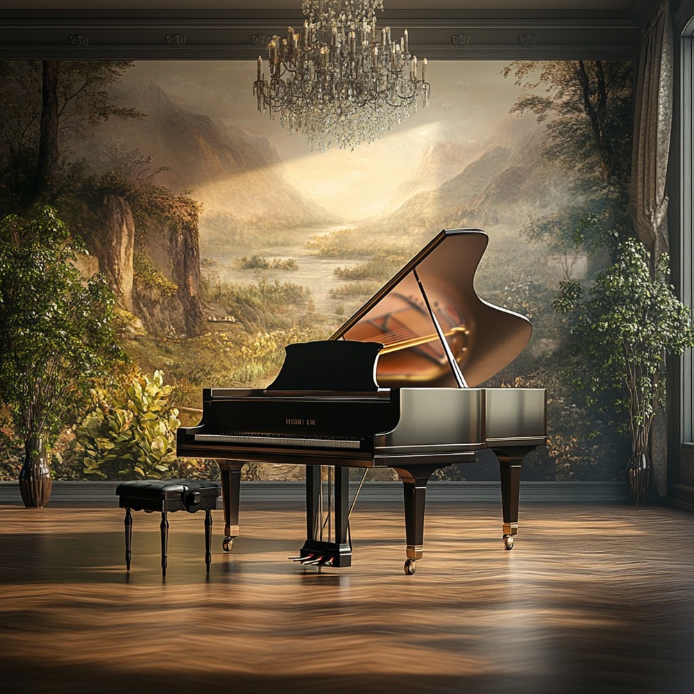 Meditative Piano Mindful Echoes
