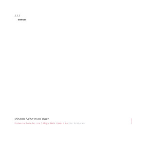 Listen to Orchestral Suite No. 3 in D Major, BWV 1068: 2. Air (Arr. for Guitar) song with lyrics from Johann Sebastian Bach