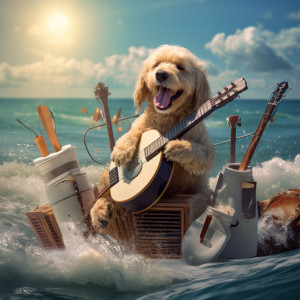 Album Dog Harmony: Oceanic Serenity Melodies oleh Upbeat Instrumental Music