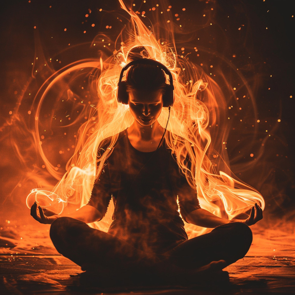 Peaceful Flames of Meditation