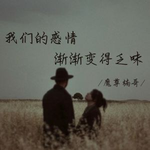 Listen to 我们的感情渐渐变得乏味 song with lyrics from 魔尊楠哥