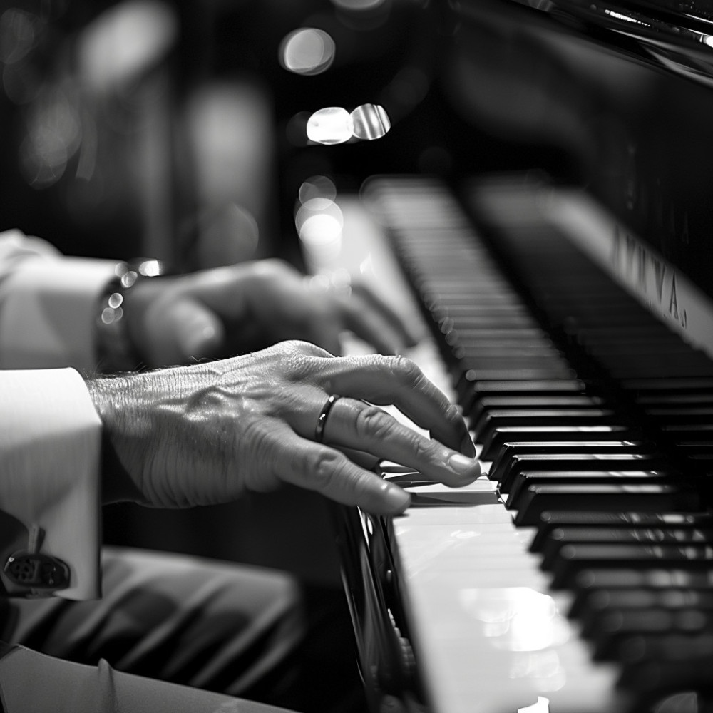 Eco Armónico Del Piano De La Noche